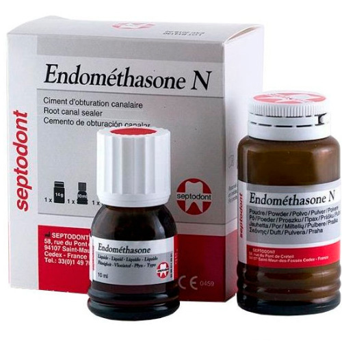 Endomethasone N - цемент для пломбирования корневых каналов (14 г + 10 мл)